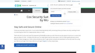Explore Cox Security Suite Plus powered by McAfee | Cox ...