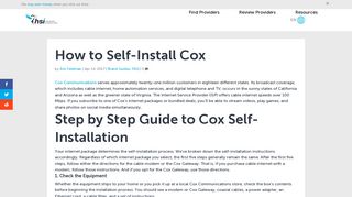 How to Self-Install Cox | HighSpeedInternet.com