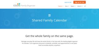 Shared Family Calendar - Cozi Family Organizer