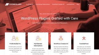 Cozmoslabs - Premium WordPress Plugins & Solutions