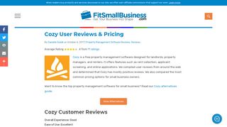 Cozy User Reviews & Pricing - Fit Small Business