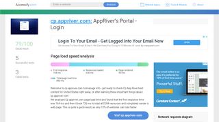 Access cp.appriver.com. AppRiver's Portal - Login