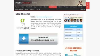 StealthGenie Review 2018 Cell Phone Spy Software for Android and ...