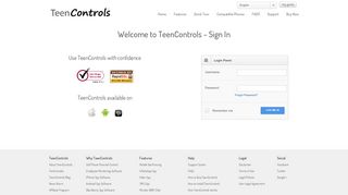 Login - cp.teencontrols.com