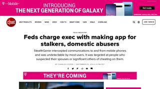 Feds charge exec with making app for stalkers, domestic abusers - CNet