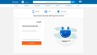 Tata Power Mumbai Bill Payment Online - Bro4u