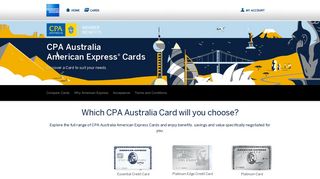 CPA Credit Cards | American Express Australia