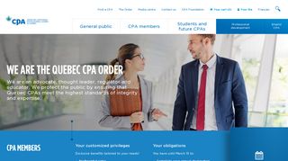 Quebec CPA Order | Chartered Professional Accountants