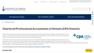Chartered Professional Accountants of Ontario (CPA Ontario) | School ...