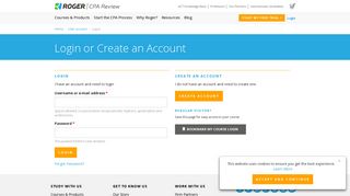 Log in | Roger CPA Review