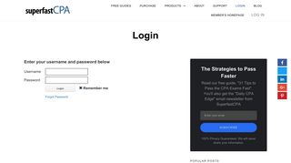 Login - SuperfastCPA CPA Review