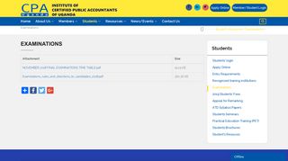Examinations | Institute of Certified Public Accountants of Uganda
