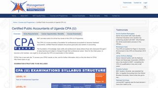 Certified Public Accountants of Uganda CPA (U) | Management and ...