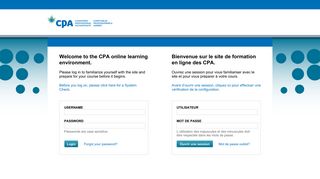 the CPA online learning environment.