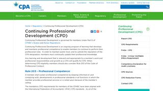 CPABC - Continuing Professional Development (CPD)