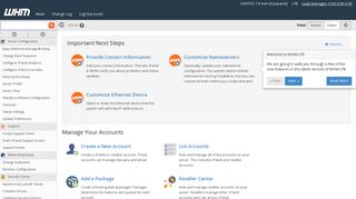 WebHost Manager: trycpanel