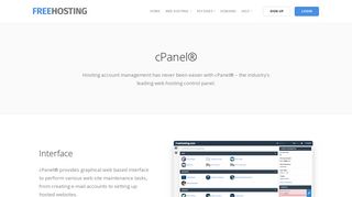 Free cpanel hosting - FreeHosting.com