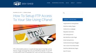 How To Setup FTP Access To Your Site Using CPanel » WP Dev Shed