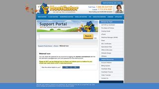 Webmail icon « HostGator.com Support Portal