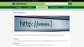 Online Services — CPCC
