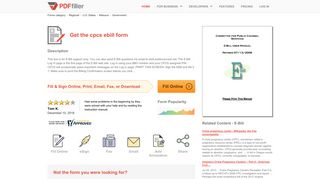 Cpcs Ebill - Fill Online, Printable, Fillable, Blank | PDFfiller