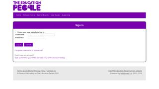 Schools CPD Online | Sign In