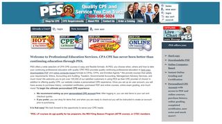 Professional Education Services: CPA CPE – Quality & Choice