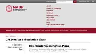 CPE Monitor Subscription Plans | National Association of Boards of ...