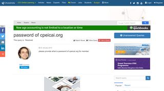 password of cpeicai.org - CAclubindia