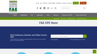 NYSSCPA CPE Store | CPE Conferences, Seminars, Webcasts, and ...
