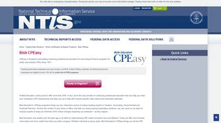 NTIS.gov - Bisk CPEasy
