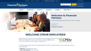 Welcome CPEhr Employees! - Financial Partners Credit Union