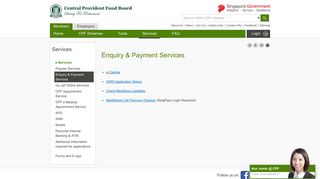 Enquiry & Payment Services - CPF