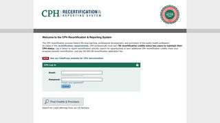 CPH Recertification