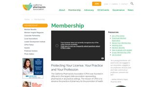 Membership - California Pharmacists Association