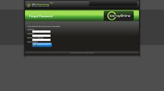 Outsourcing Online System Forgot Password A new password will be ...