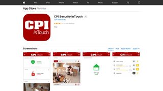 CPI Security inTouch on the App Store - iTunes - Apple