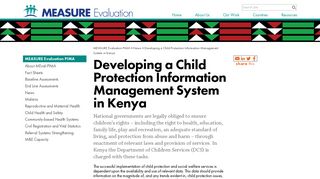 Developing a Child Protection Information Management System in ...