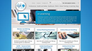 e-Learning - The Cpl Institute | Training Courses to suit you and your ...