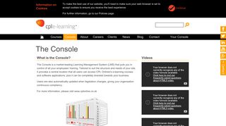 Console | CPLe-Learning