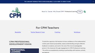 For Teachers — CPM Educational Program