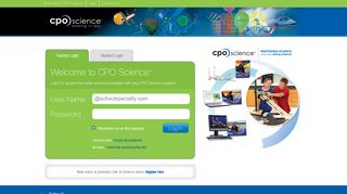CPO Science - School Specialty