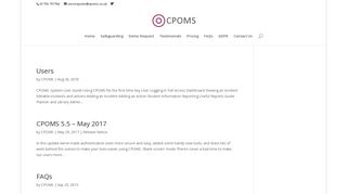login | CPOMS: Safeguarding and Child Protection Software for Schools