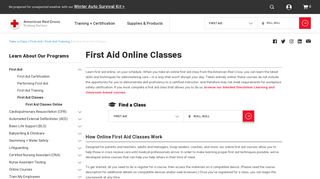 First Aid Online Classes | Online First Aid | Red Cross