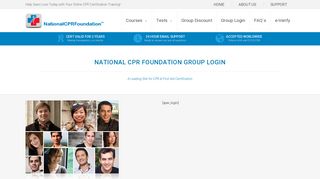 Group Login | CPR Certification Online First-Aid Training Class