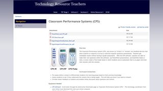 Classroom Performance Systems (CPS) | Technology Resource ...