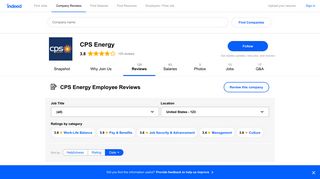 Working at CPS Energy in San Antonio, TX: 117 Reviews | Indeed.com