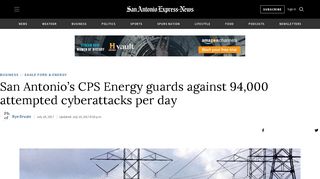 San Antonio's CPS Energy guards against 94,000 attempted ...