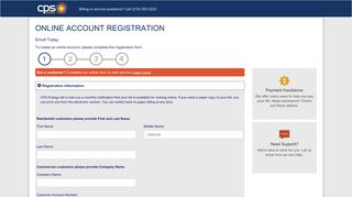 Manage My Account: Registration - CPS Energy