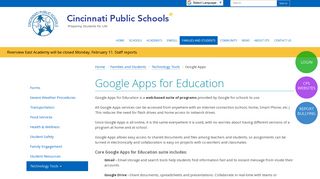 Google Apps for Education | Cincinnati Public Schools